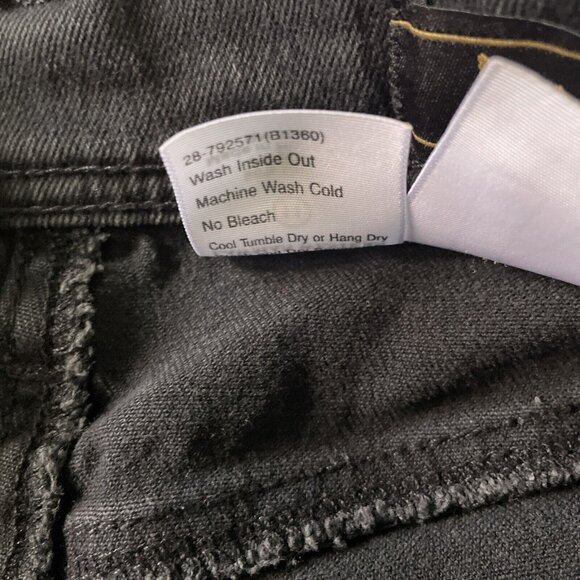 Lawman Western Womens Black Jeans Turquoise Rhinestone Rockabilly Accents Sz 11 - Picture 6 of 13